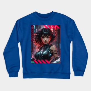 Cyberpunk Girl! Crewneck Sweatshirt